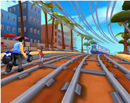 Railway runner-3D gyerek HTML5 jtk