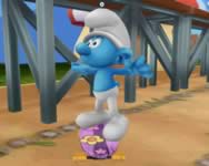 The smurfs skate rush